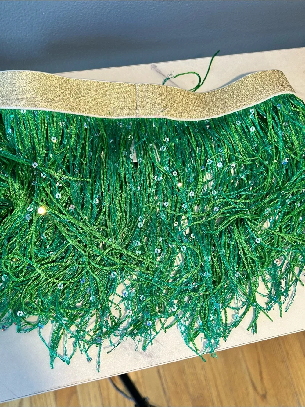 Shade Critters Green Hula & pink fringe skirts ⭐️5FOR$25⭐️